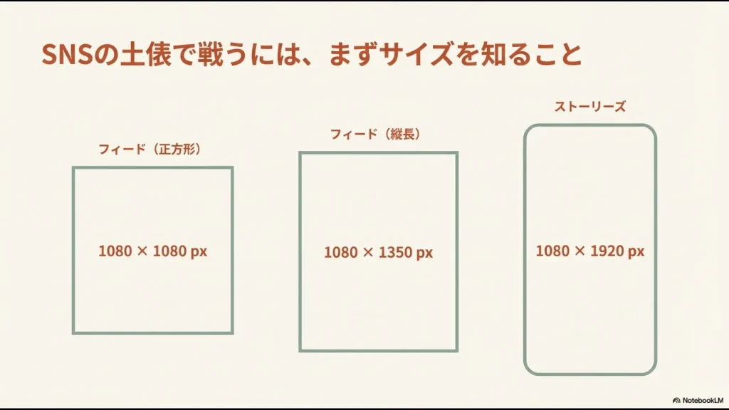 Canvaで作成した画像がジェイペグ保存で一度圧縮され、さらにSNSへの投稿で自動圧縮されて最終的に劣化した画像になる二重圧縮のフロー図。