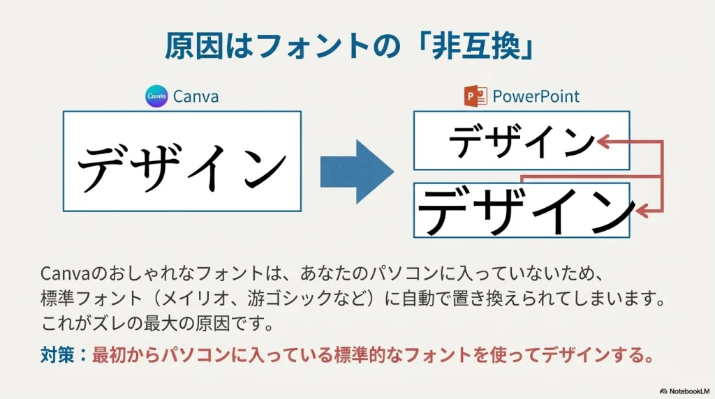 iPhone・AndroidのCanvaアプリでパワポ保存を行う操作画面の解説